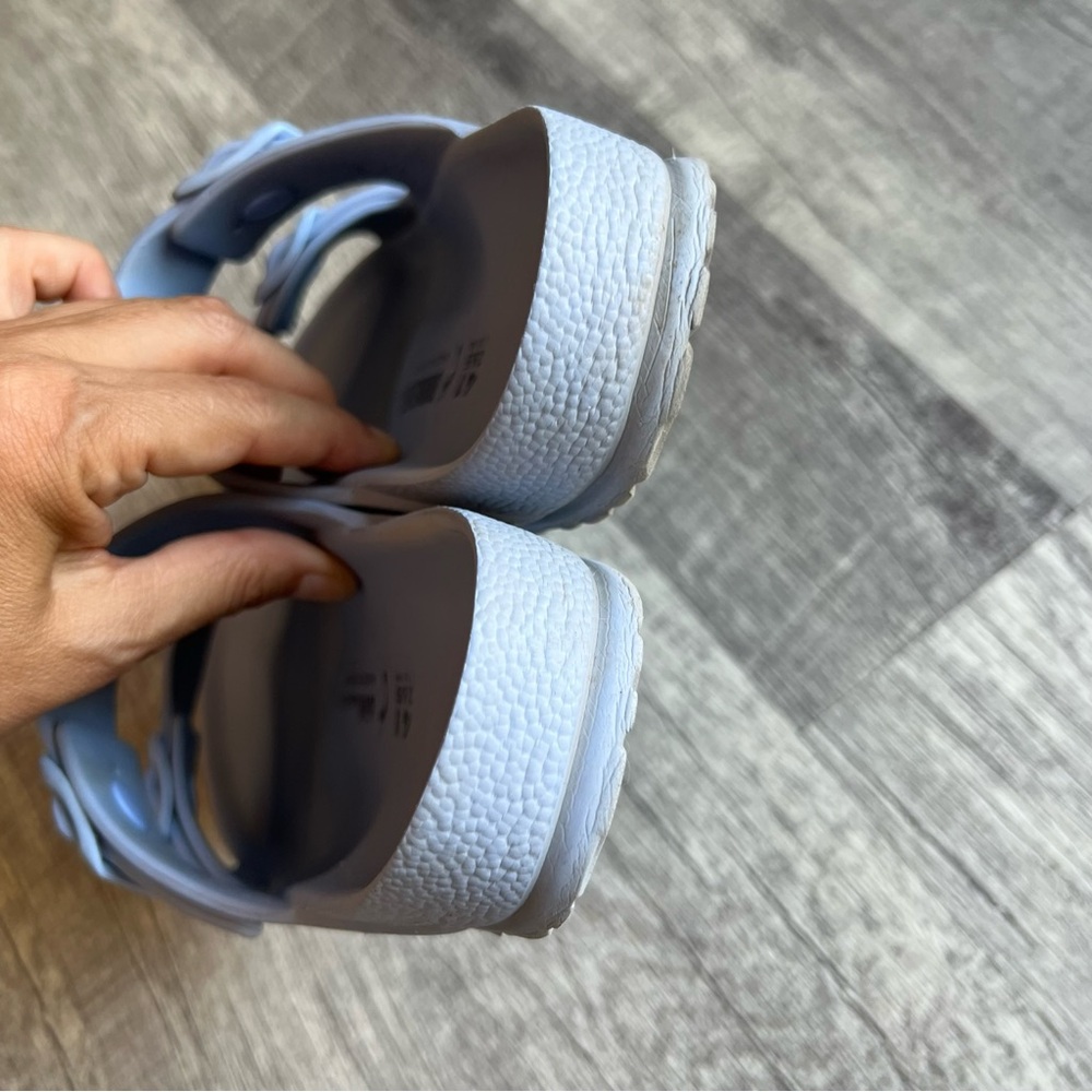 Birkenstock Arizona EVA Sky Blue Waterproof Sandals Size 10 Lightweight - Picture 5 of 9